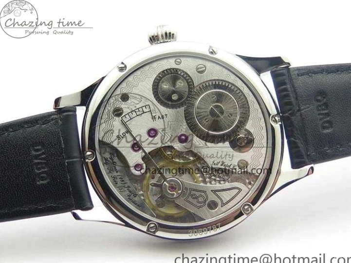 MIROTIME 0423 Durable Portuguese Fa Jones IW544202 SS GSF 1:1 Best Edition White Dial On Leather Strap 7229